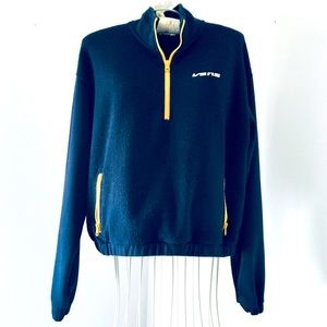 Vans blue and yellow, fleece pullover Size XS